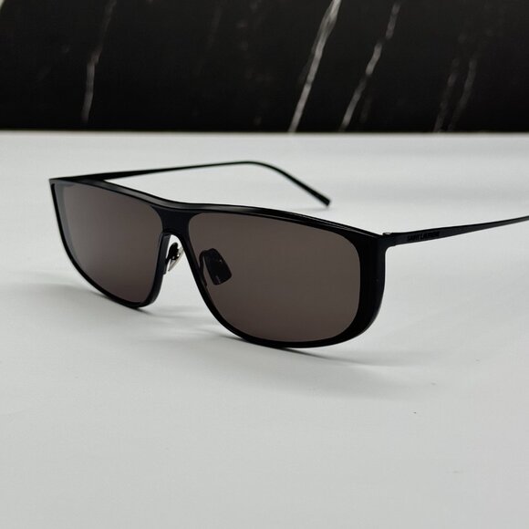 NEW SAINT LAURENT SL605 LUNA 002 SUNGLASSES WOMEN SQUARE BLACK EYEWEAR SL 605 main image 6
